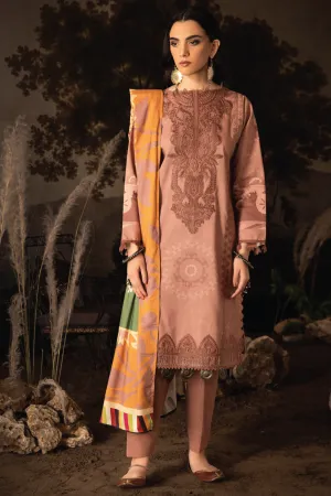 ILC-11 ROSHNI -3PC | Iznik Zarafshan Linen Collection 2021 | Unstitched Embroidered Linen Organza Suits