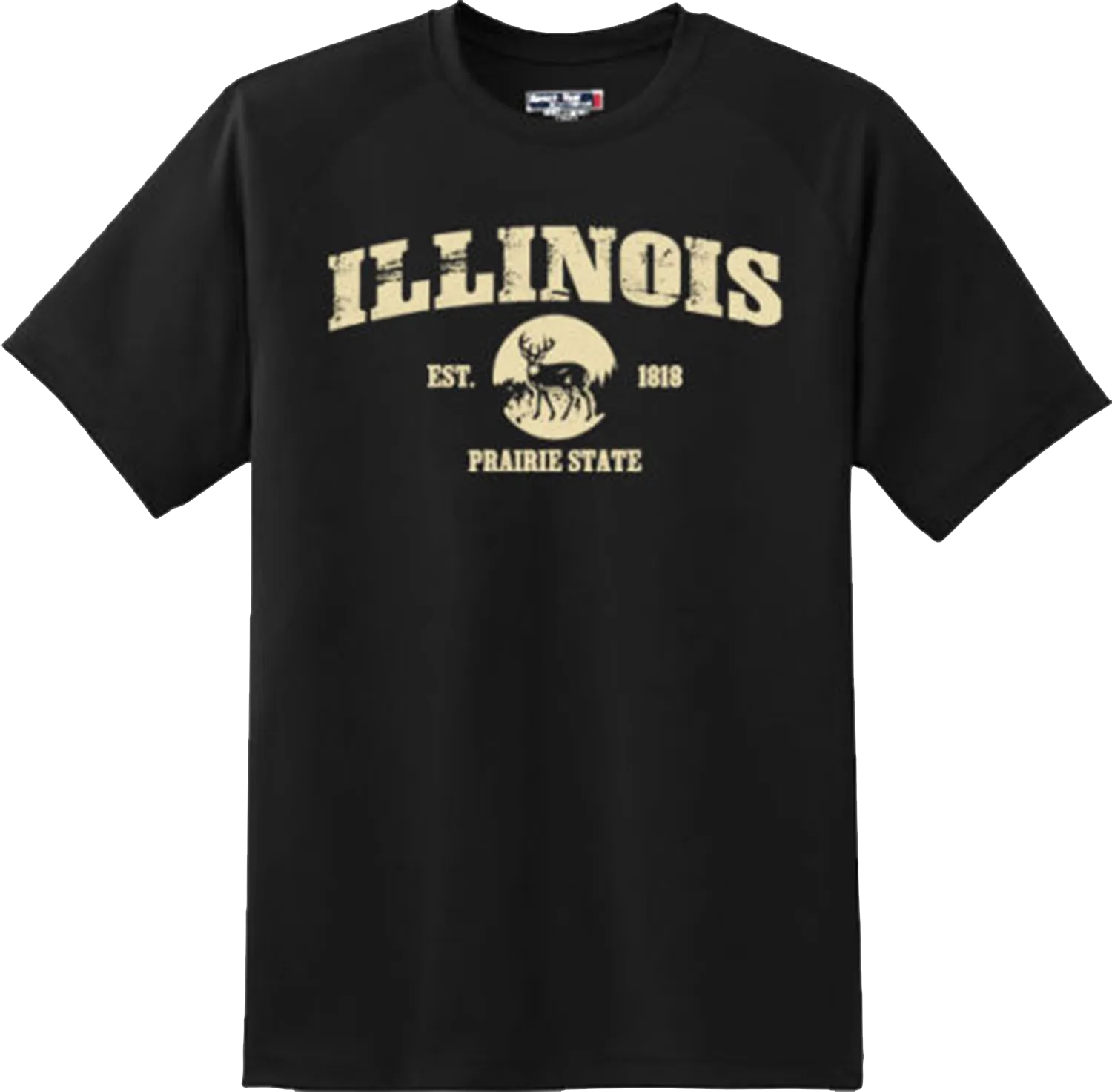 Illinois State Vintage Retro Hometown America Gift T Shirt New Graphic Tee