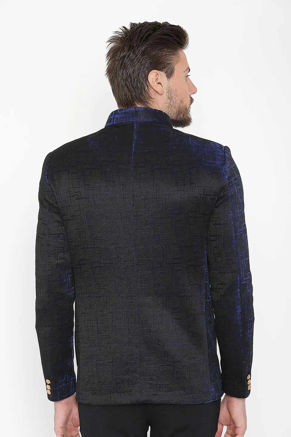 Imported Rayon Blue Bandhgala