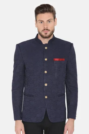 Imported Rayon Blue Bandhgala