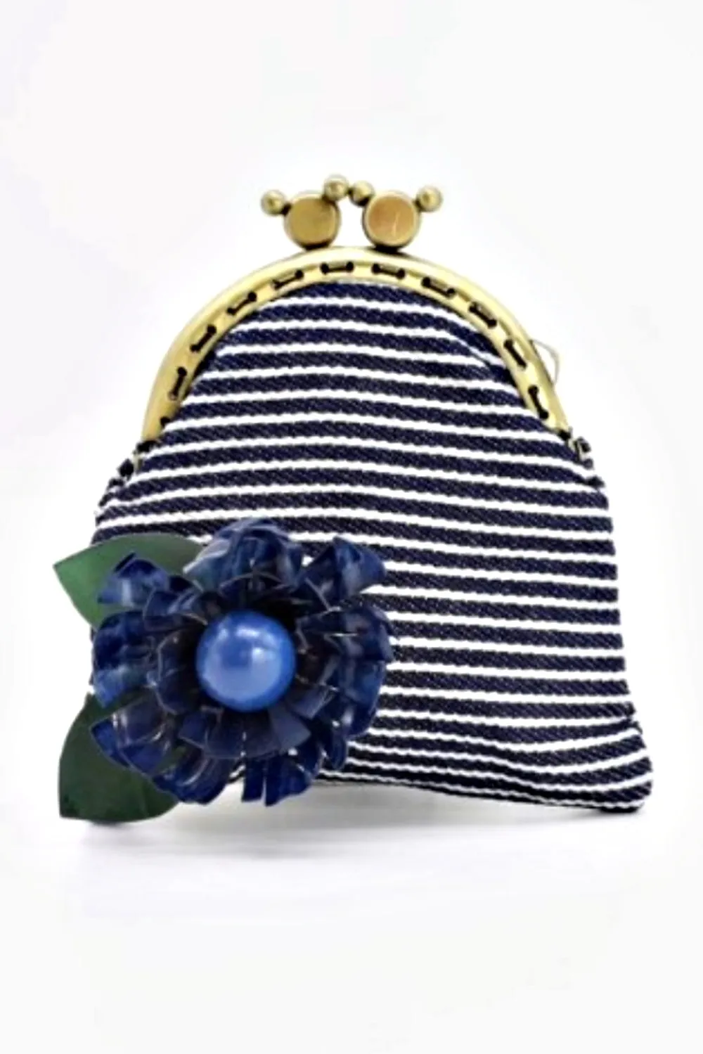 JIANHUI LONDON SUNFLOWER PURSE STRIPED