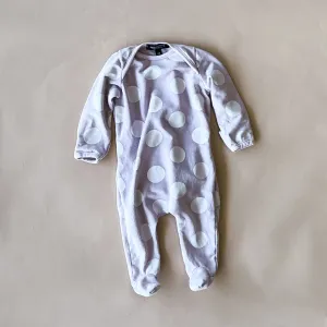 Joahbody-Dot No Snap bodysuit | Dusty Lavender (No hat)