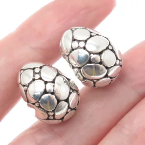 JOHN HARDY 925 Sterling Silver Vintage Kali Omega Back Earrings