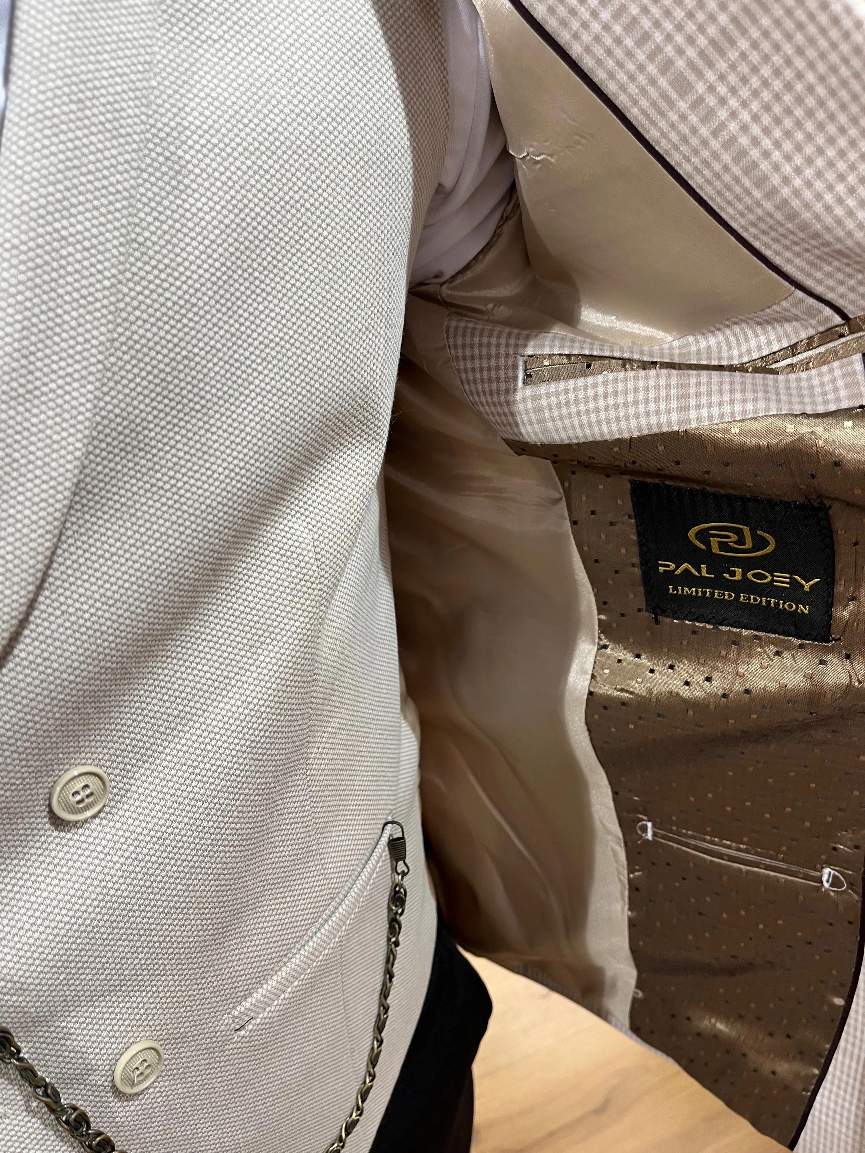 Keegan - Cream 3 Piece Suit