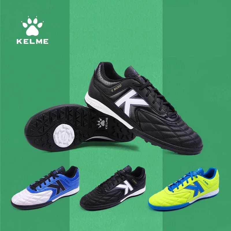 KELME Men Soccer Shoes Anti-Slippery Indoor Sports Shoes