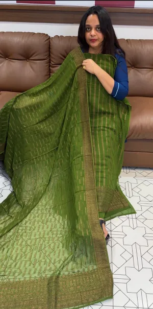 KHADDY BANARASI UNSTITCHED SALWAR SUITS - IHA 14112