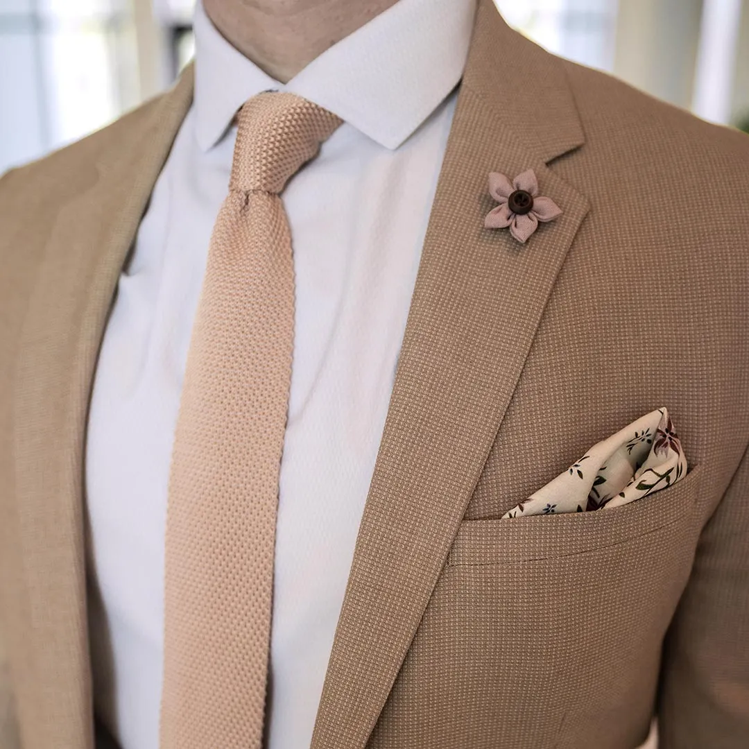 Knitted Sand Tie Set