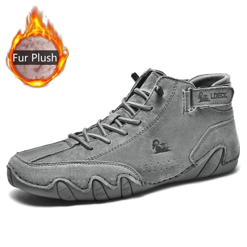 Leather Casual Sneakers for Men
