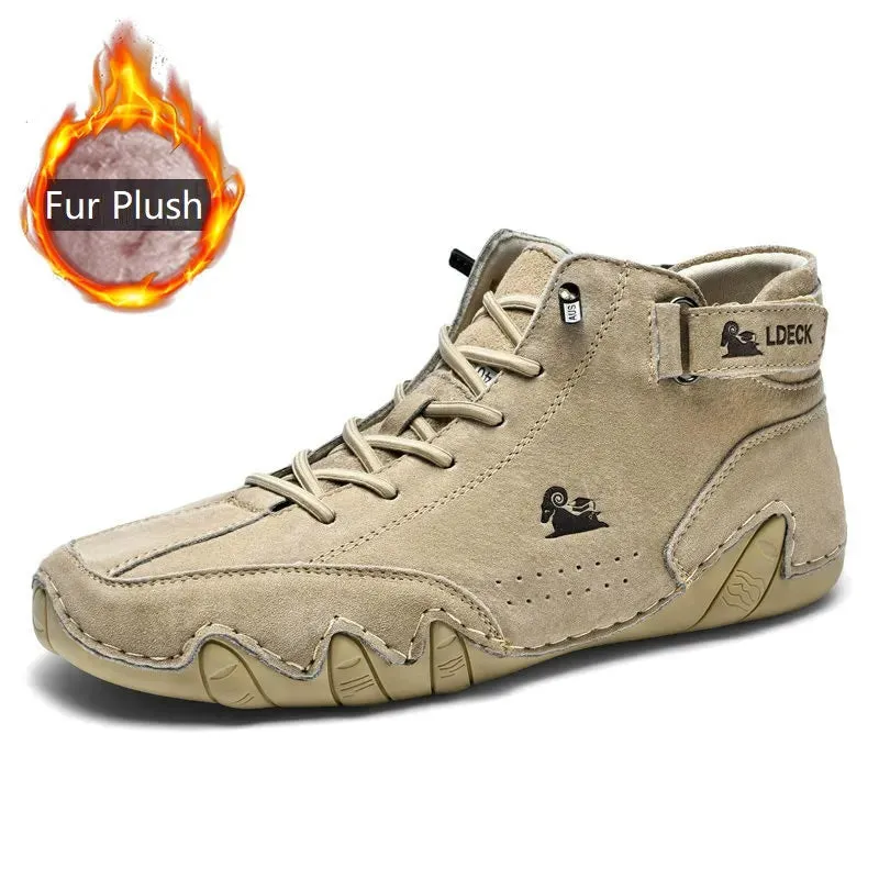 Leather Casual Sneakers for Men