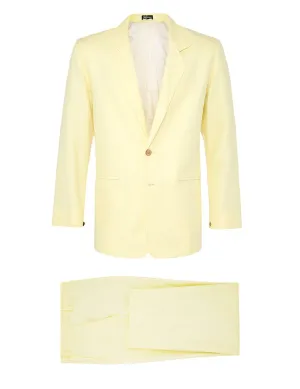 Lemon Spread Linen Suit