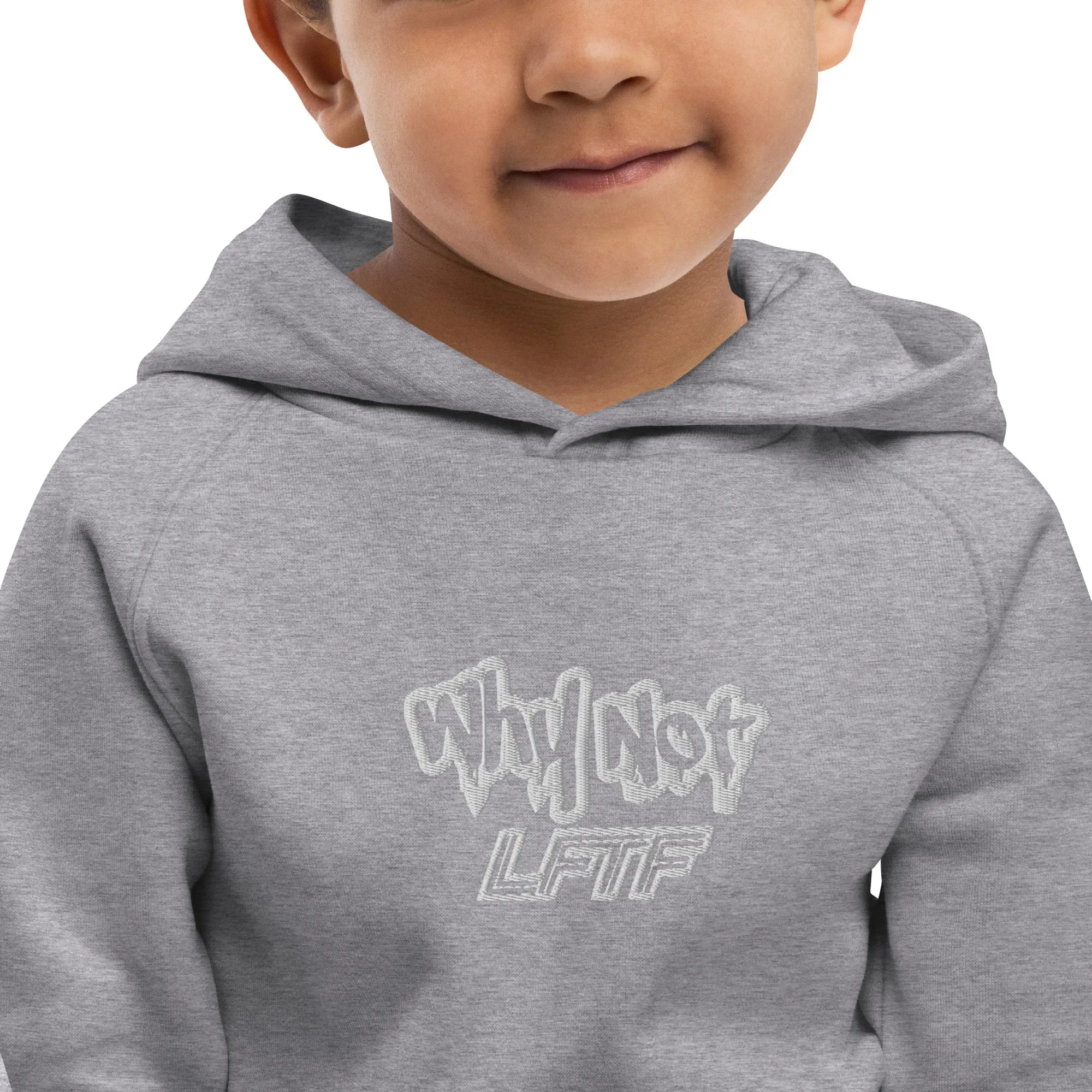 LFTF "Why Not" Kids eco hoodie