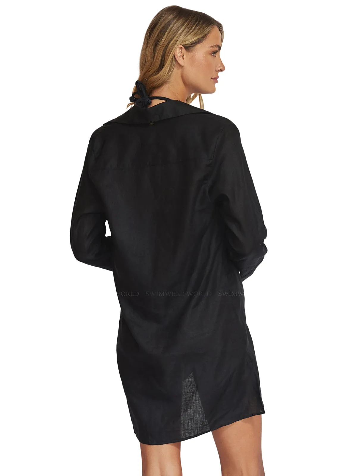 Linen Millie Tie Cover Up