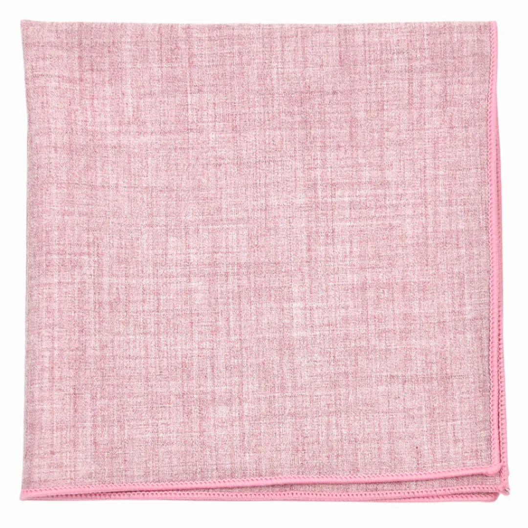 Linen Pink Pocket Square