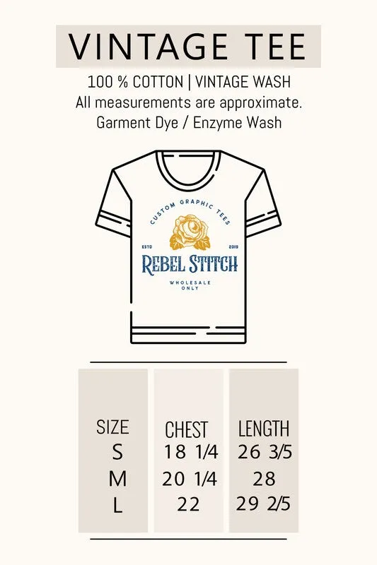 Love More Worry Less, Retro Garment Dye Tee