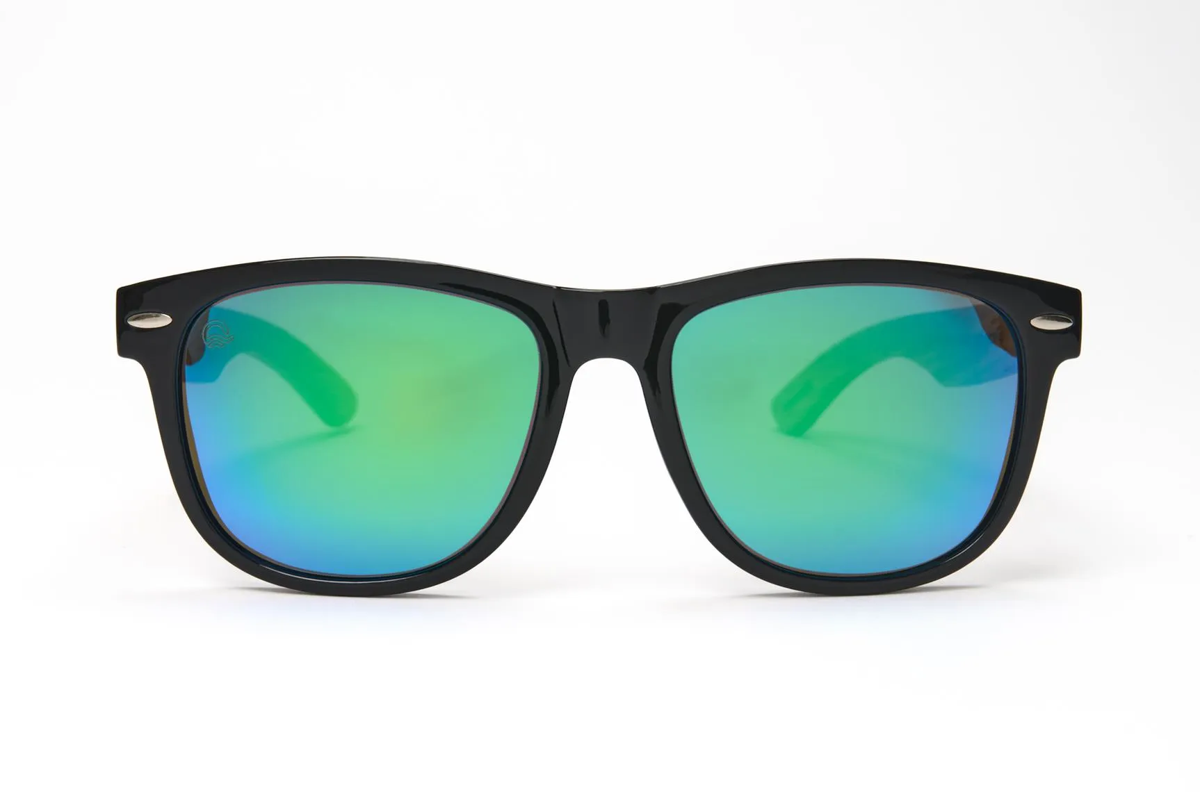 Luma Beach Comber Recycled Sunglasses - Black/Green