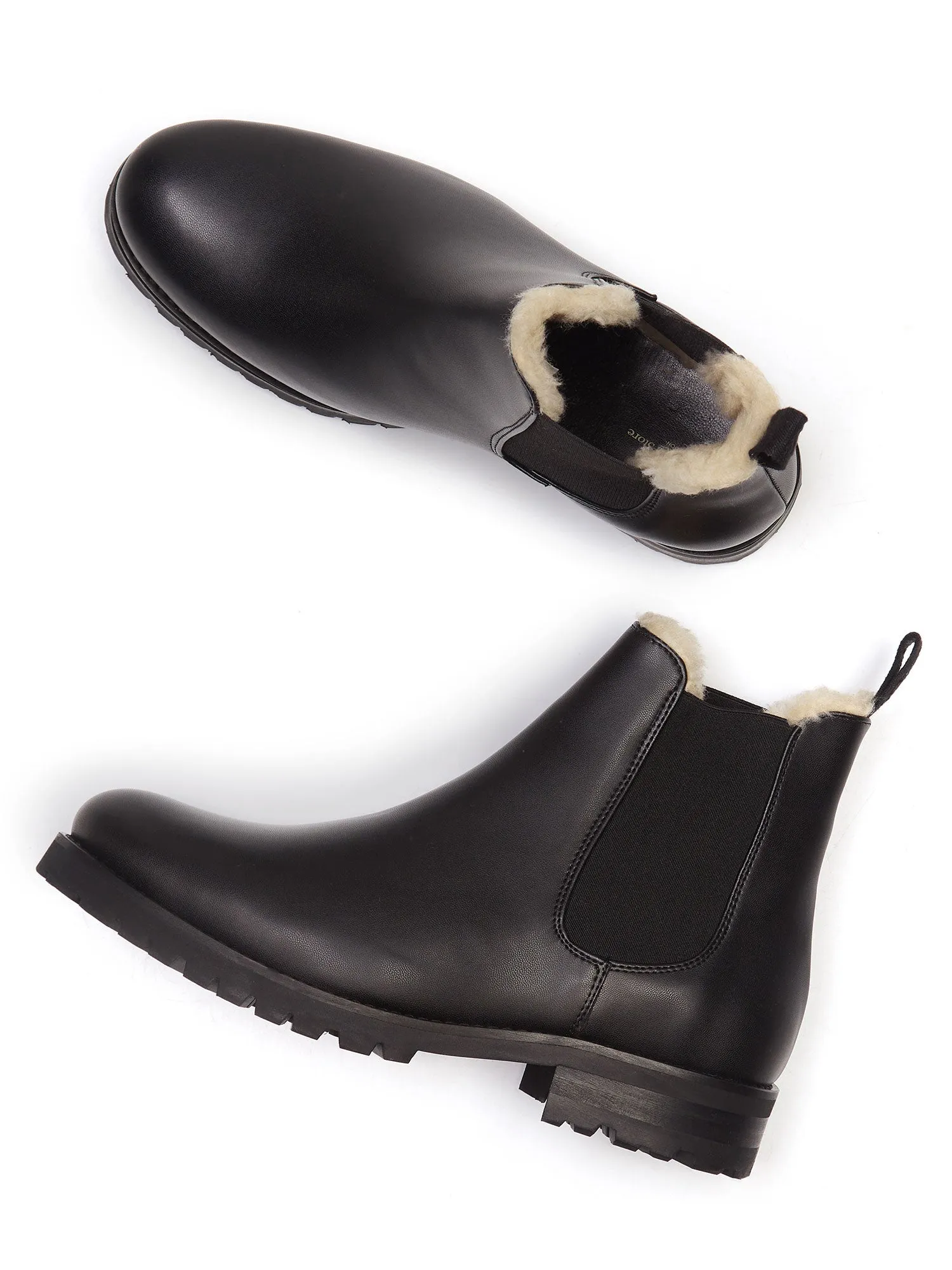 Luxe Chelsea Boots Fourrées