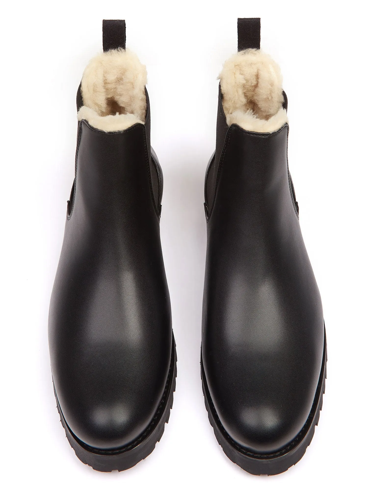 Luxe Chelsea Boots Fourrées