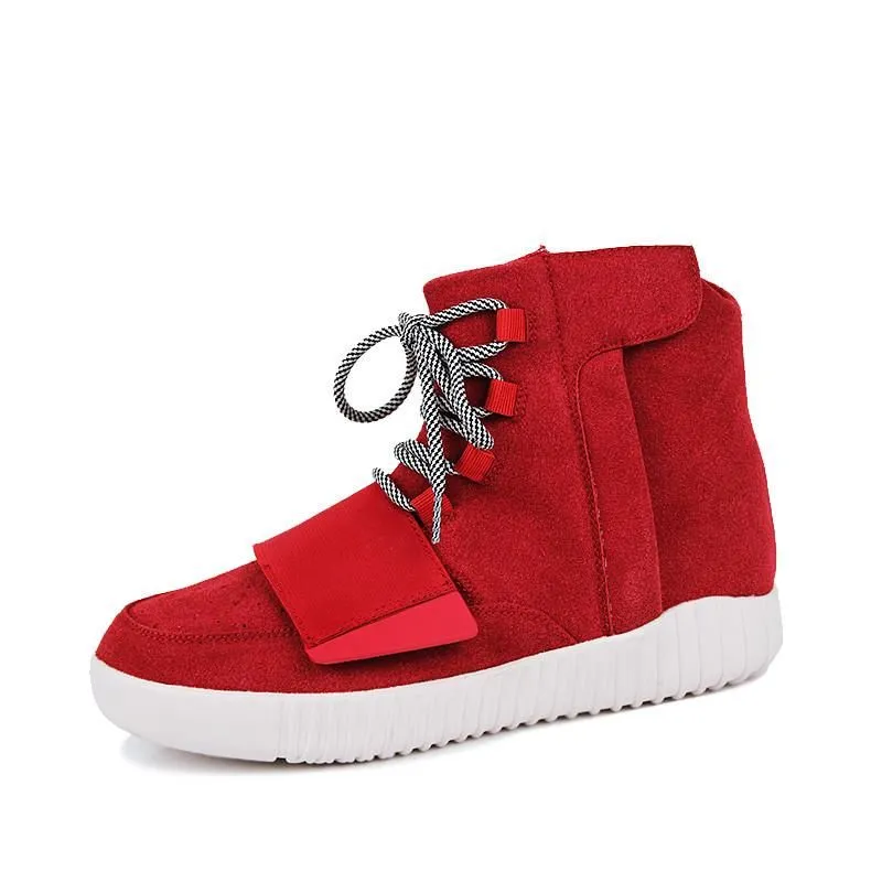 Luxury High Top Trainers In 4 colors