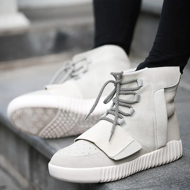 Luxury High Top Trainers In 4 colors