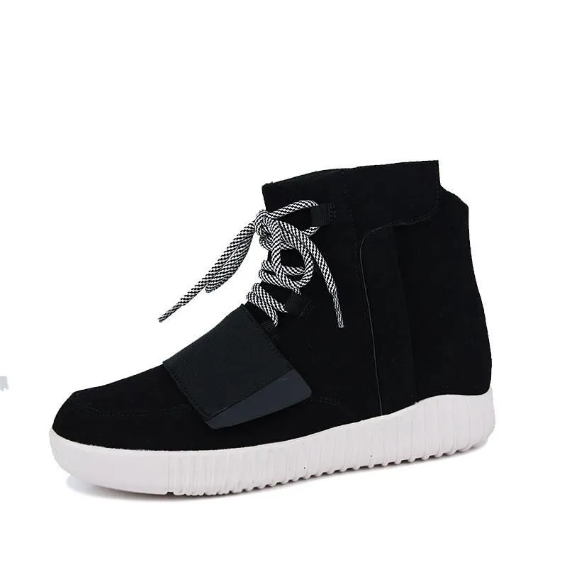 Luxury High Top Trainers In 4 colors