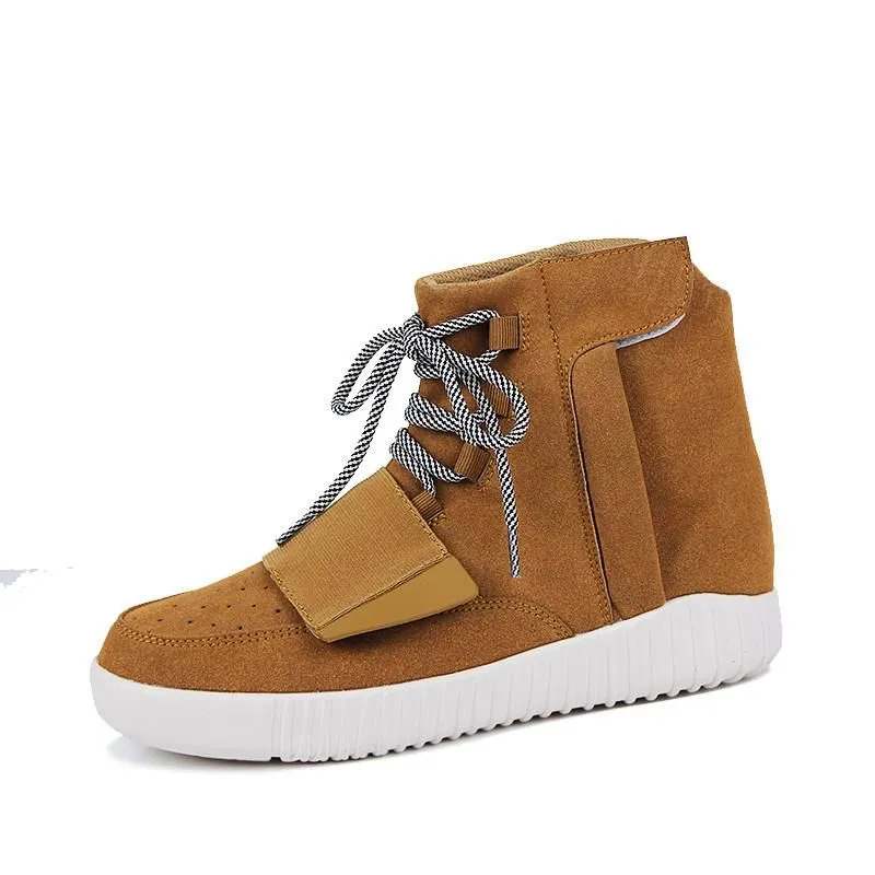 Luxury High Top Trainers In 4 colors