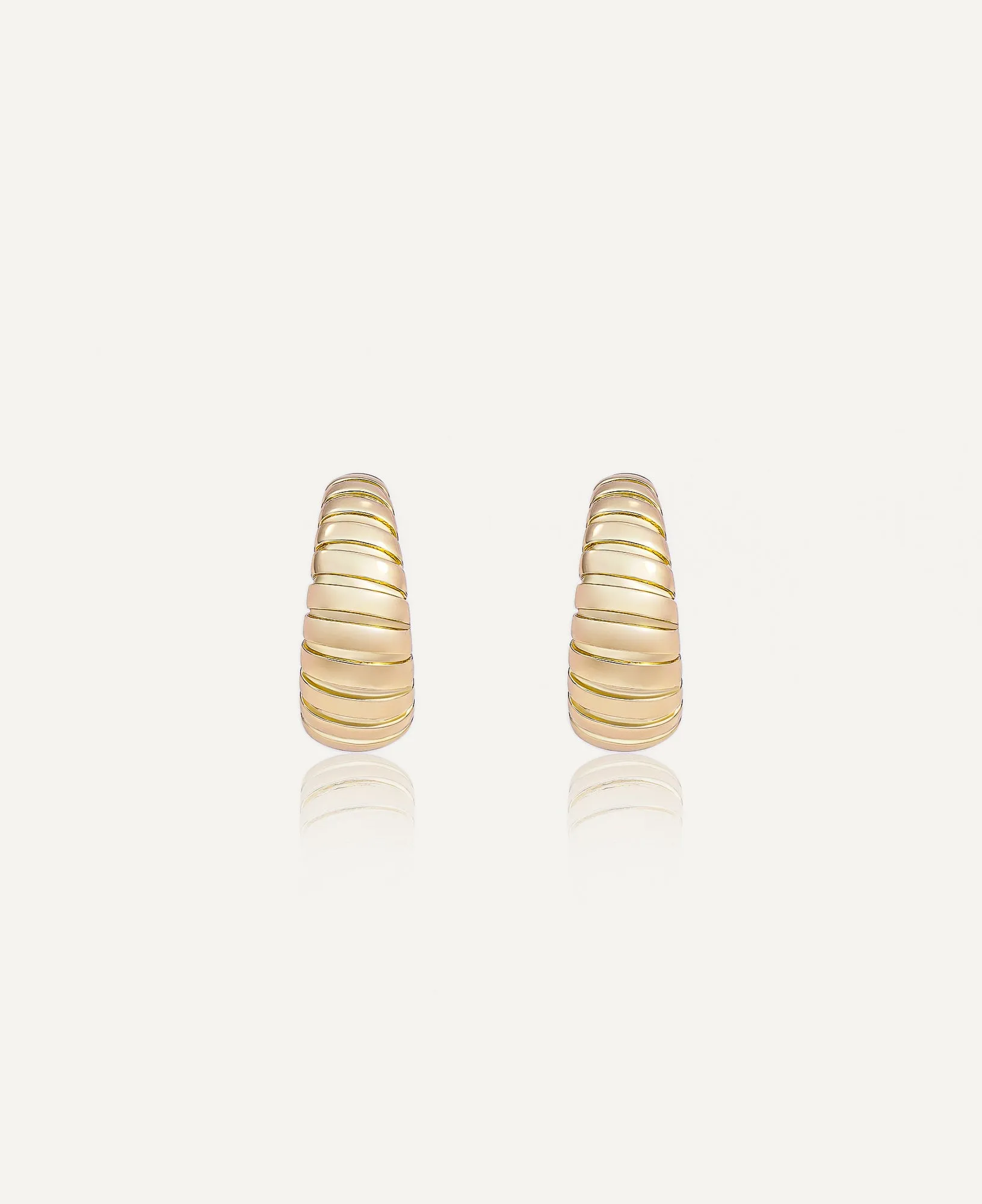 Maeve Croissant Half-Hoop Earrings
