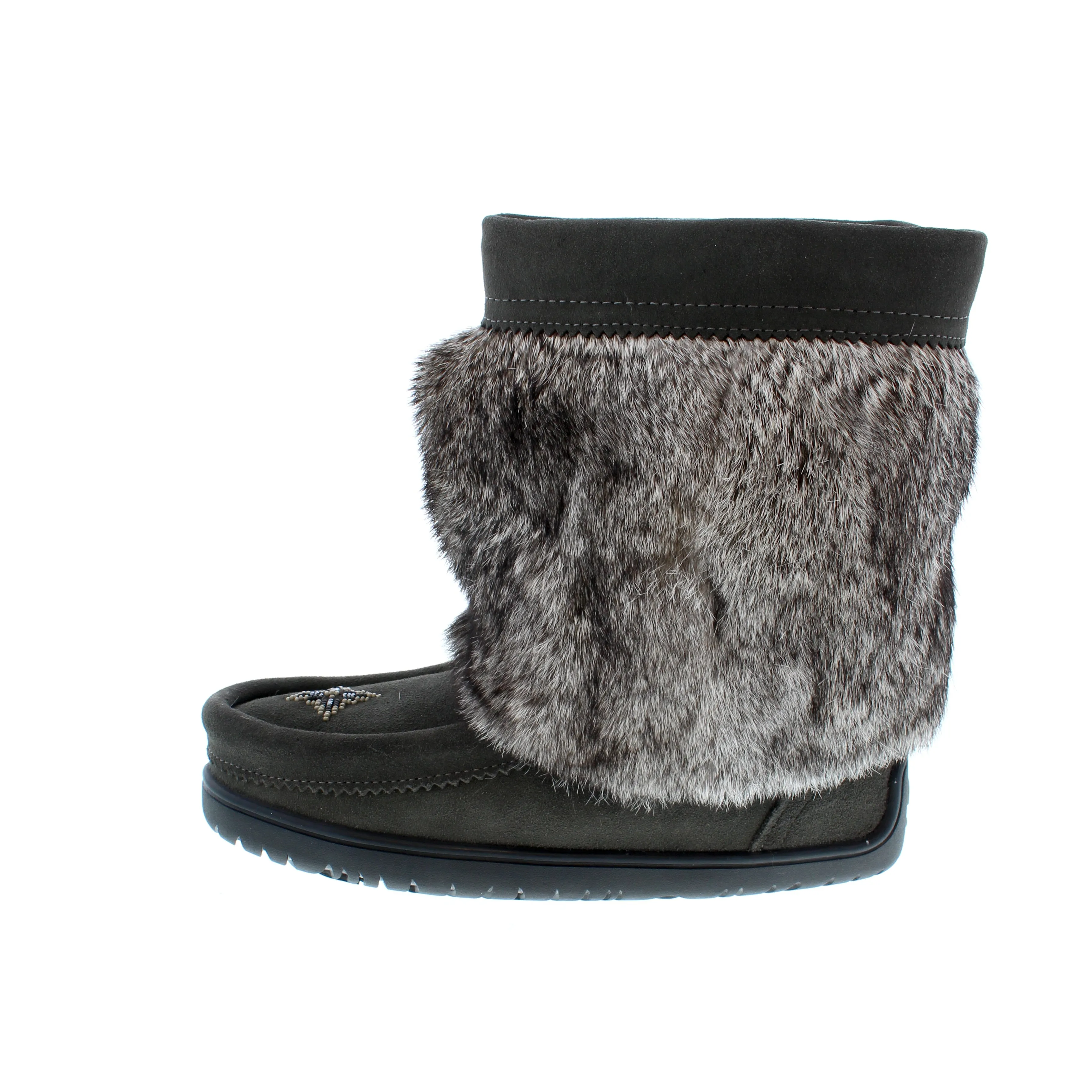 Manitobah Mukluks WTP Half Mukluk - Charcoal