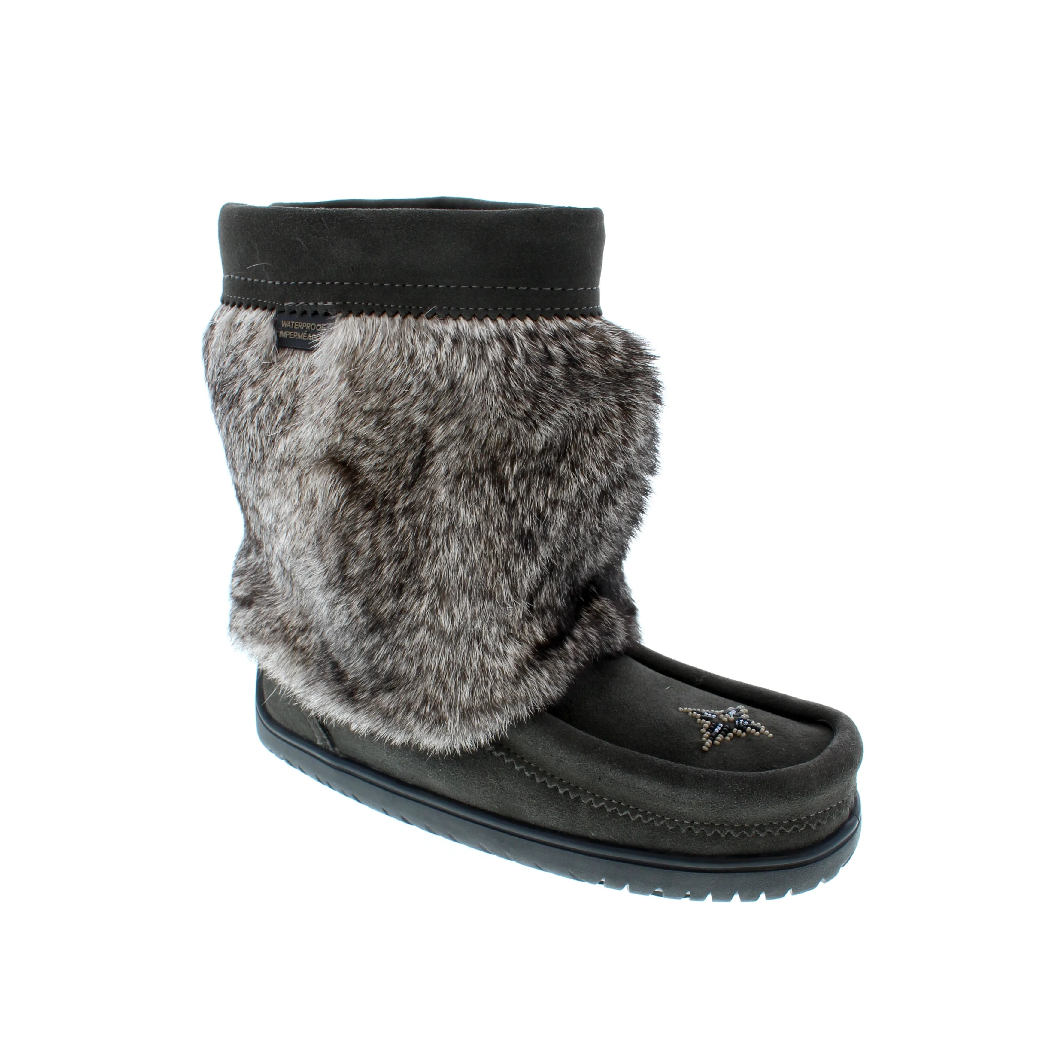 Manitobah Mukluks WTP Half Mukluk - Charcoal
