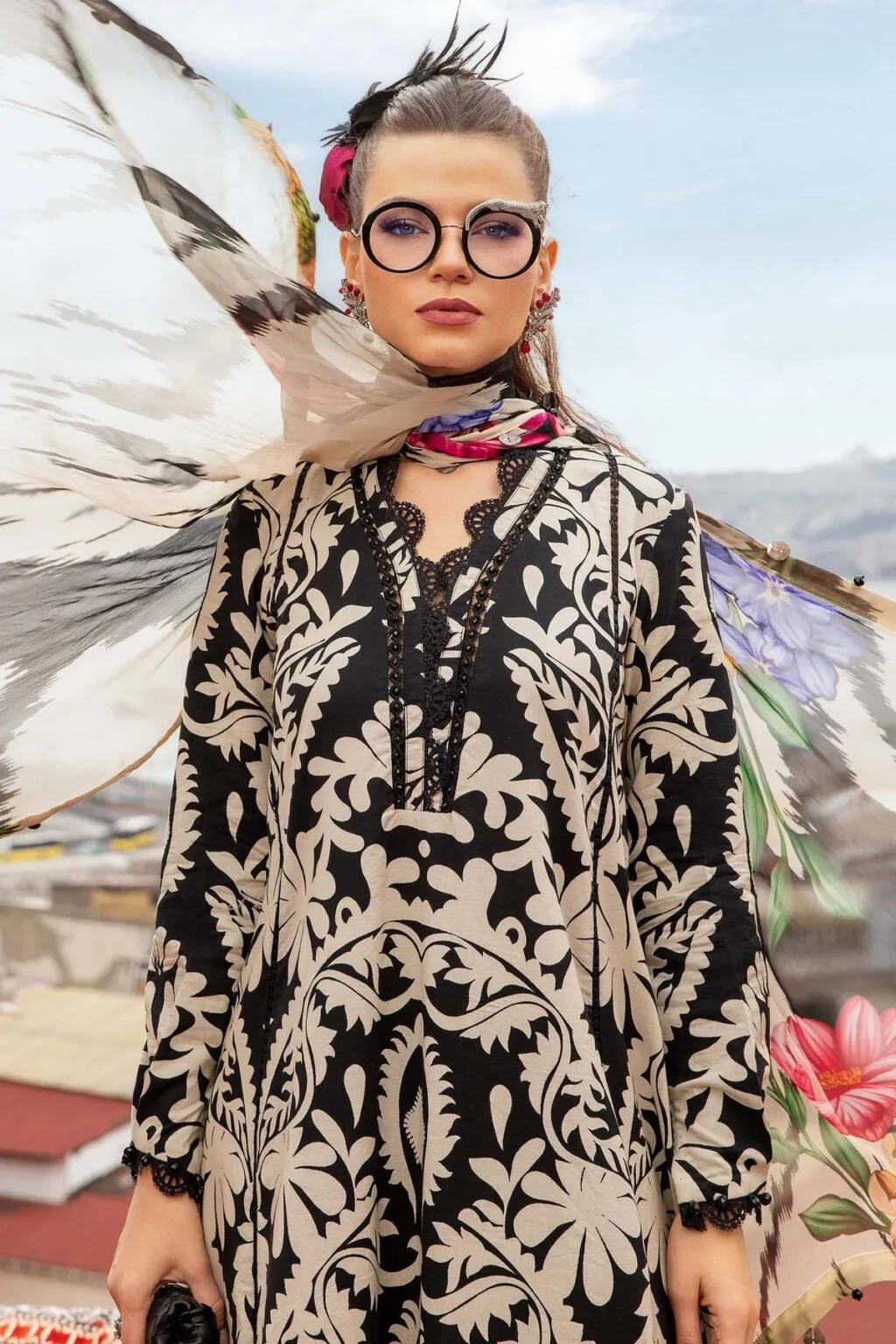 MARIA B | M-Prints Fall Edit 2024 | MPT-2307-B