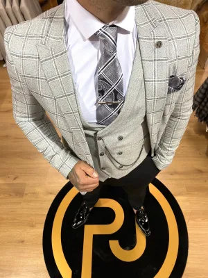 Marlin - Grey 3 Piece Suit