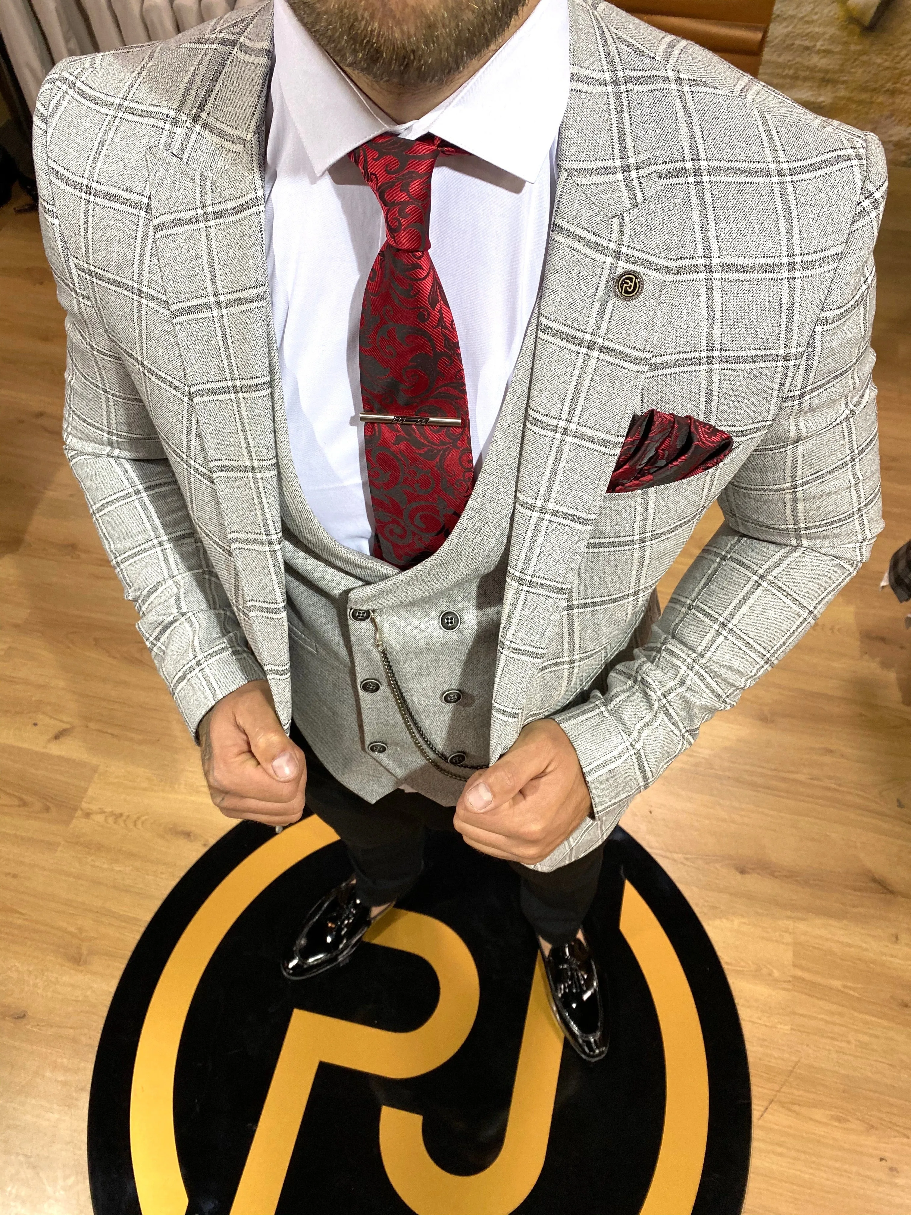 Marlin - Grey 3 Piece Suit