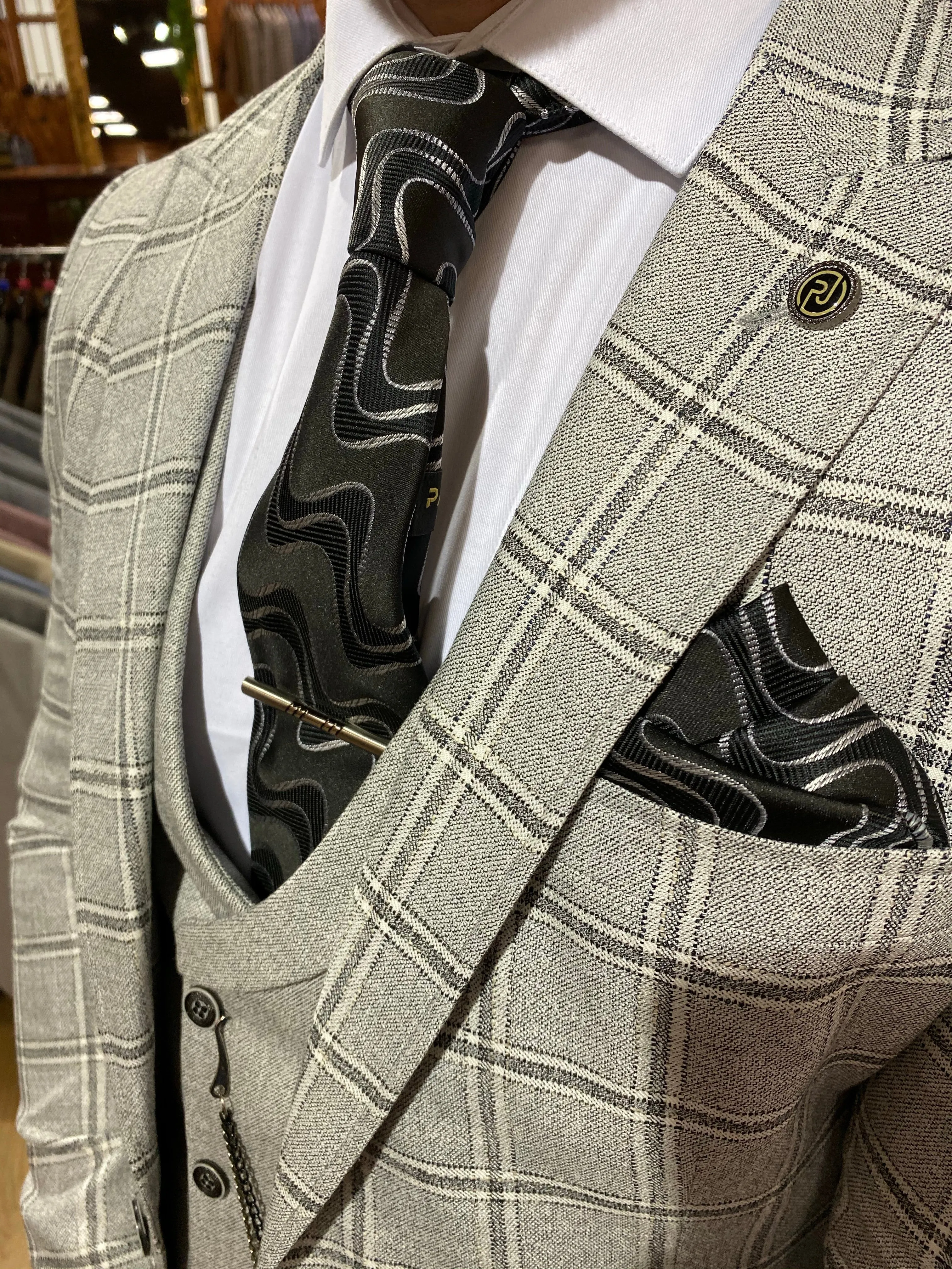 Marlin - Grey 3 Piece Suit