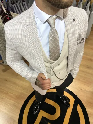 McGregor - Cream 3 Piece Suit