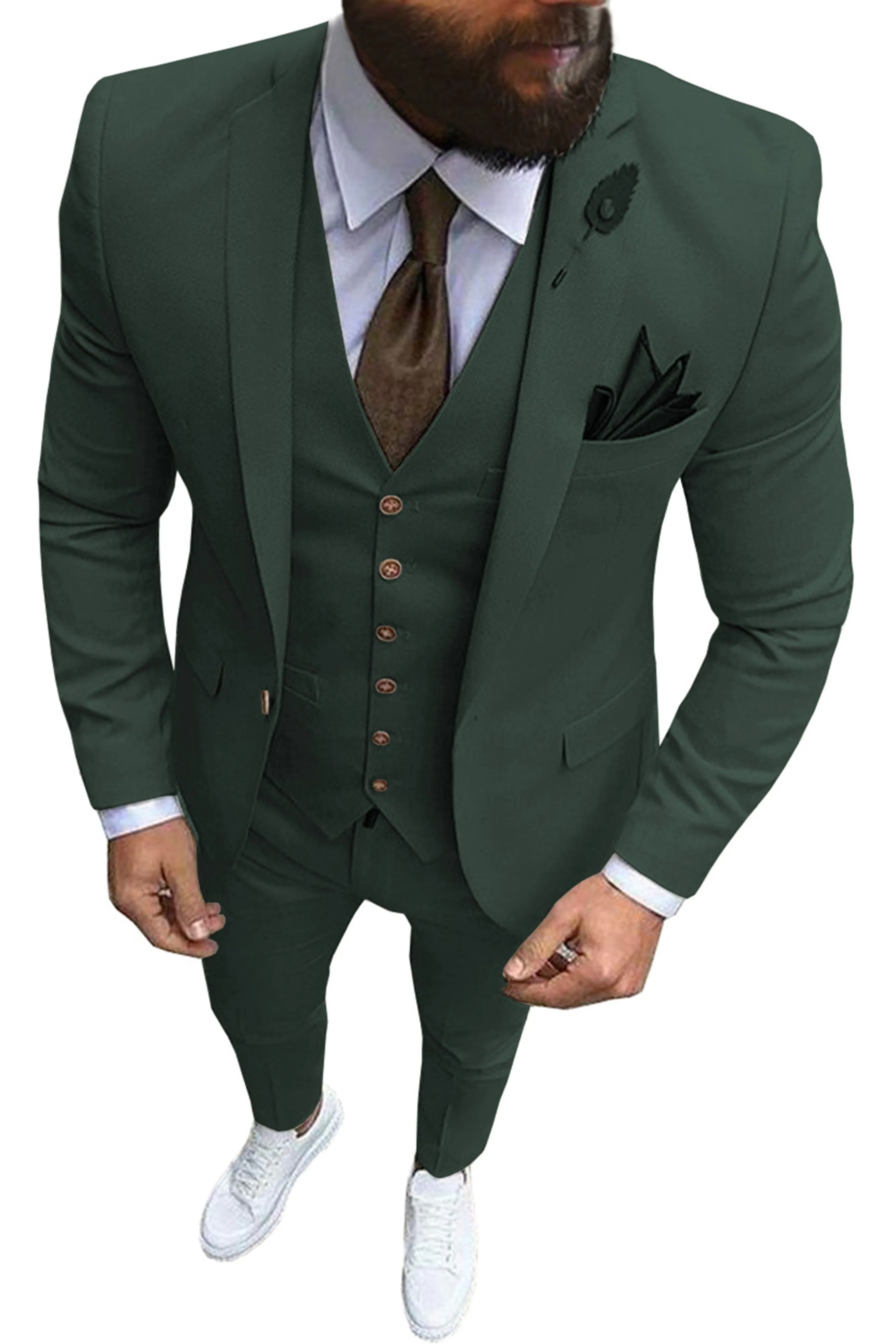 Men's 3 Pieces Formal Business Casual Suits