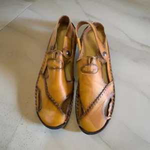 Men's Casual Leather Wear-resistant Non-Slip Sandals