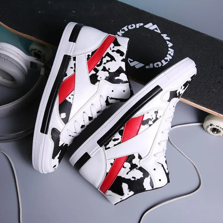 Men's High Top High Fashion Lace Ups In 3 Colors