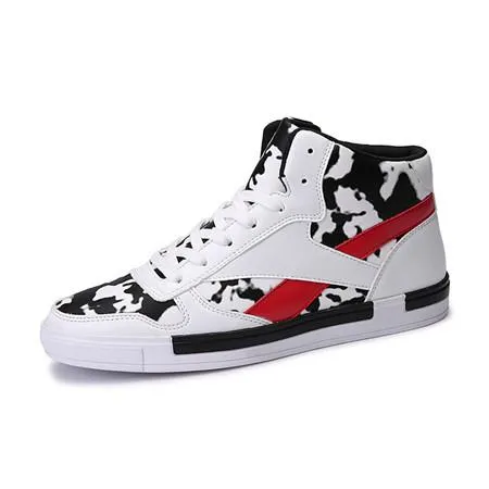 Men's High Top High Fashion Lace Ups In 3 Colors