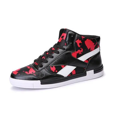Men's High Top High Fashion Lace Ups In 3 Colors