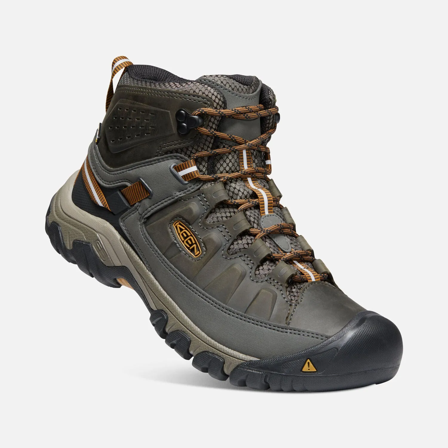 MENS KEEN TARGHEE III WATERPROOF MID - BLACK/OLIVE