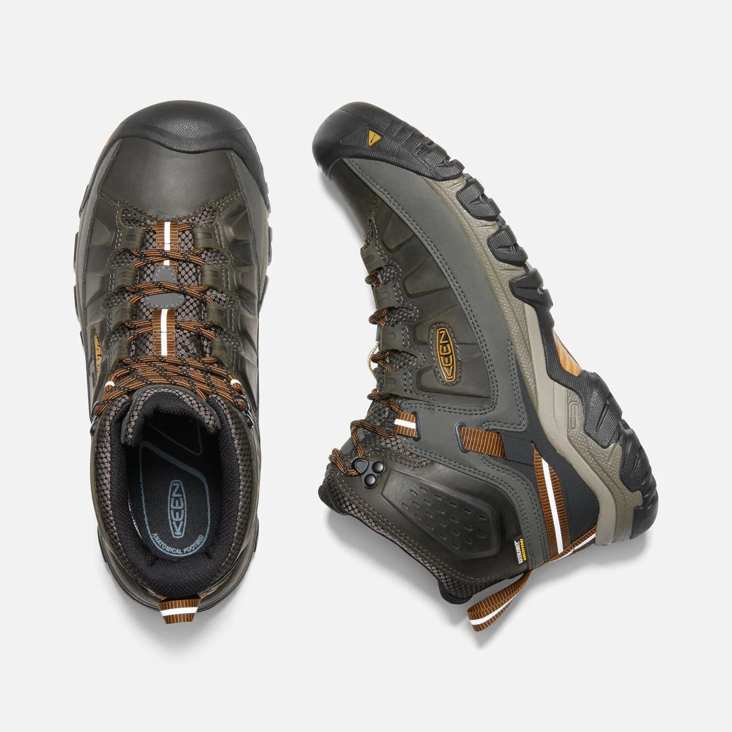 MENS KEEN TARGHEE III WATERPROOF MID - BLACK/OLIVE