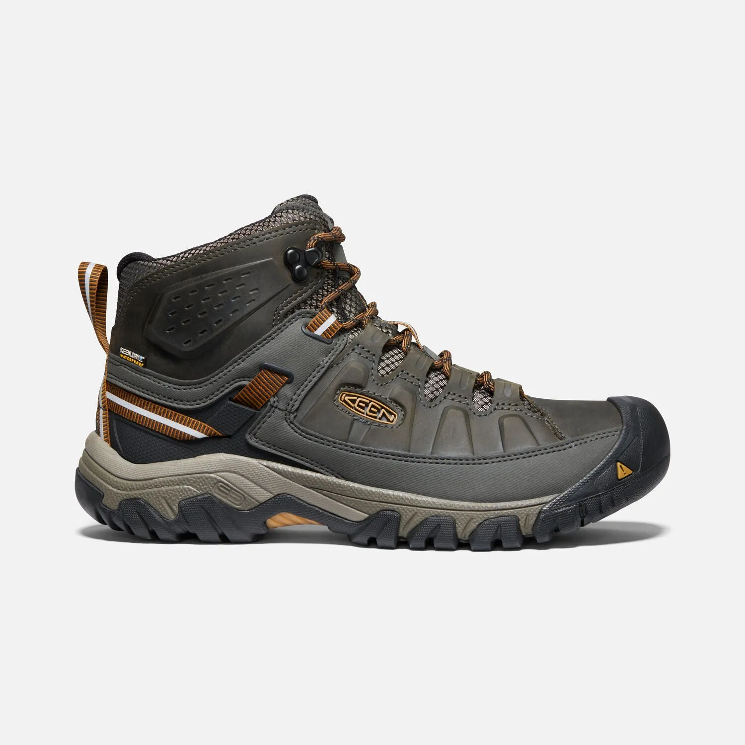 MENS KEEN TARGHEE III WATERPROOF MID - BLACK/OLIVE