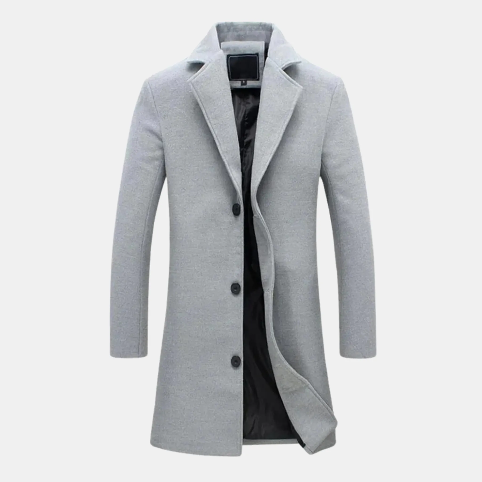 Men’s Long Winter Coat – Insulated, Elegant & Built for Cold