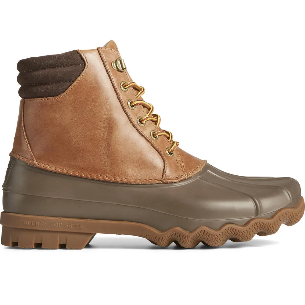 MENS SPERRY AVENUE DUCK BOOT - TAN/BROWN