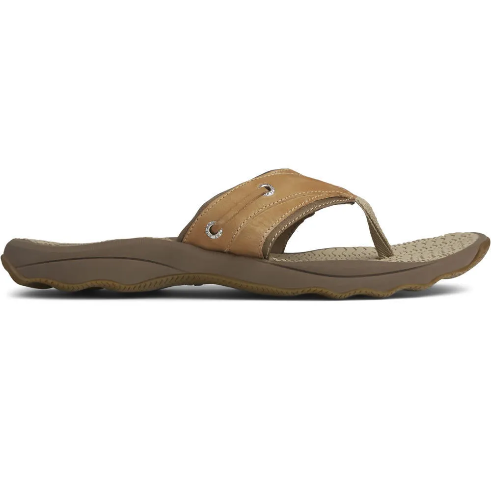 MENS SPERRY OUTER BANKS THONG - TAN