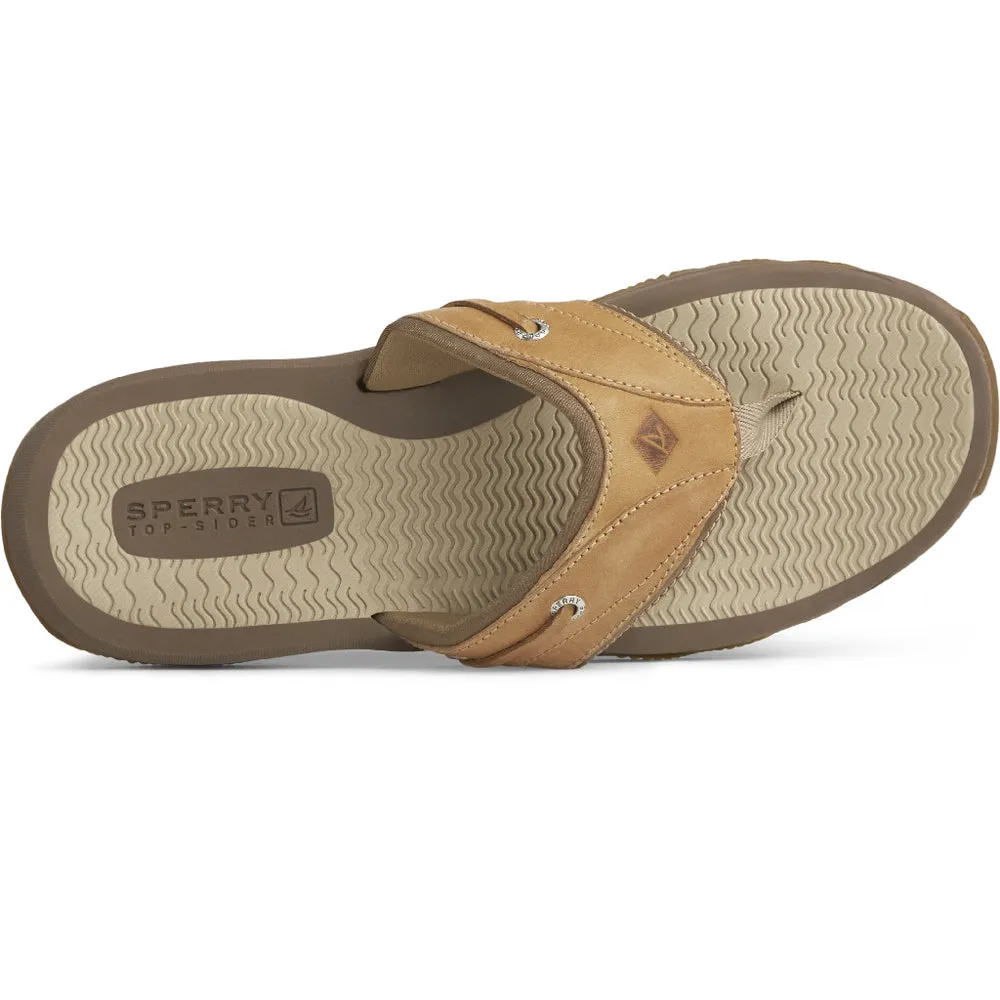 MENS SPERRY OUTER BANKS THONG - TAN