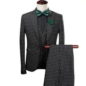 Men's Vintage 3 Piece Suit Up To Size 2XL