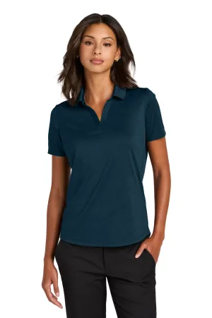 Mercer Mettle Women's Recharge Jersey Polo MM1021 Insignia Blue Heather