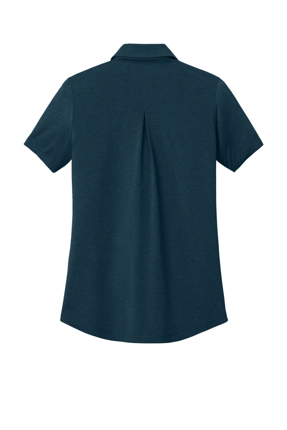 Mercer Mettle Women's Recharge Jersey Polo MM1021 Insignia Blue Heather