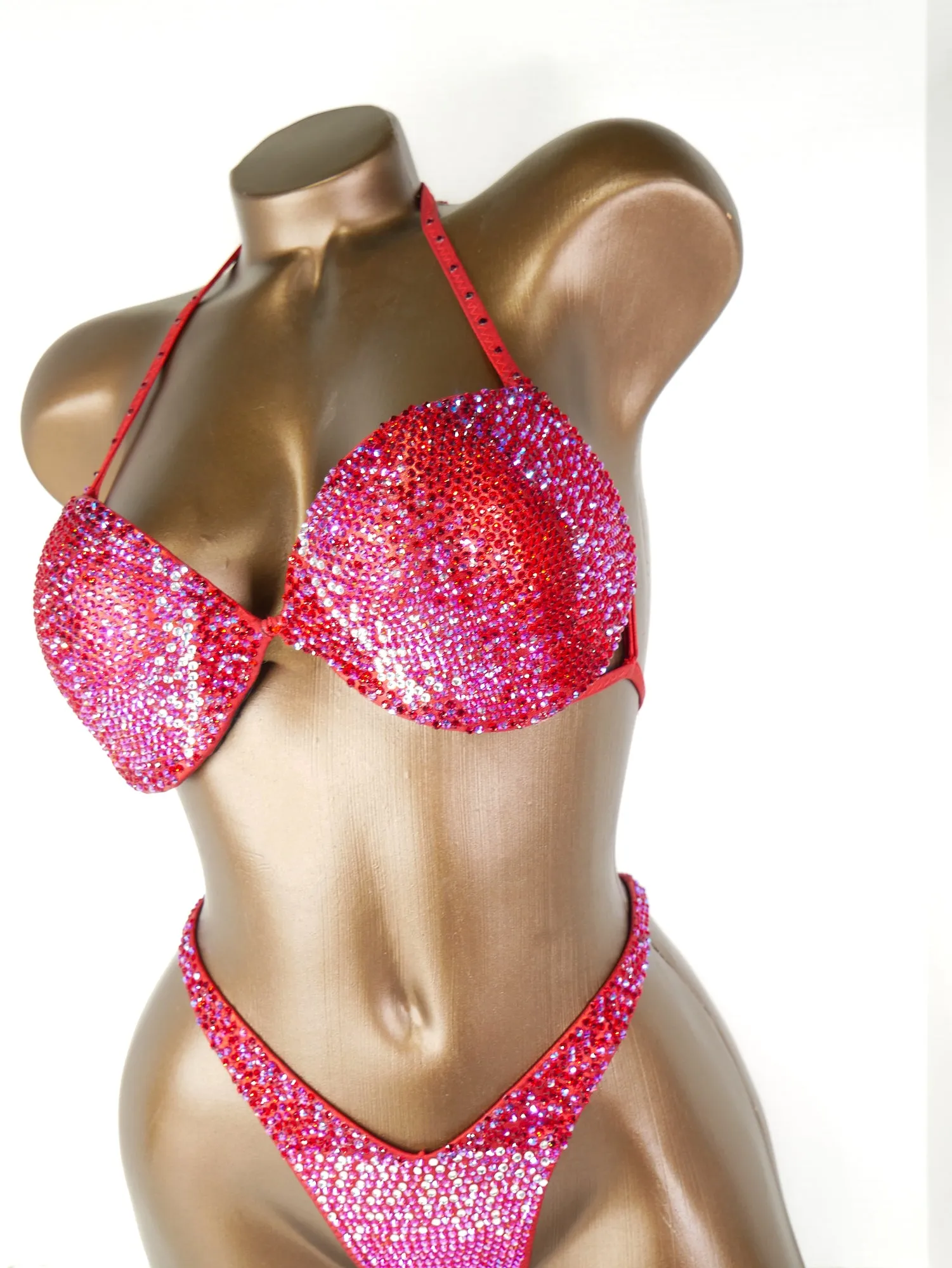 Metallic Ruby Red Wellness Suit