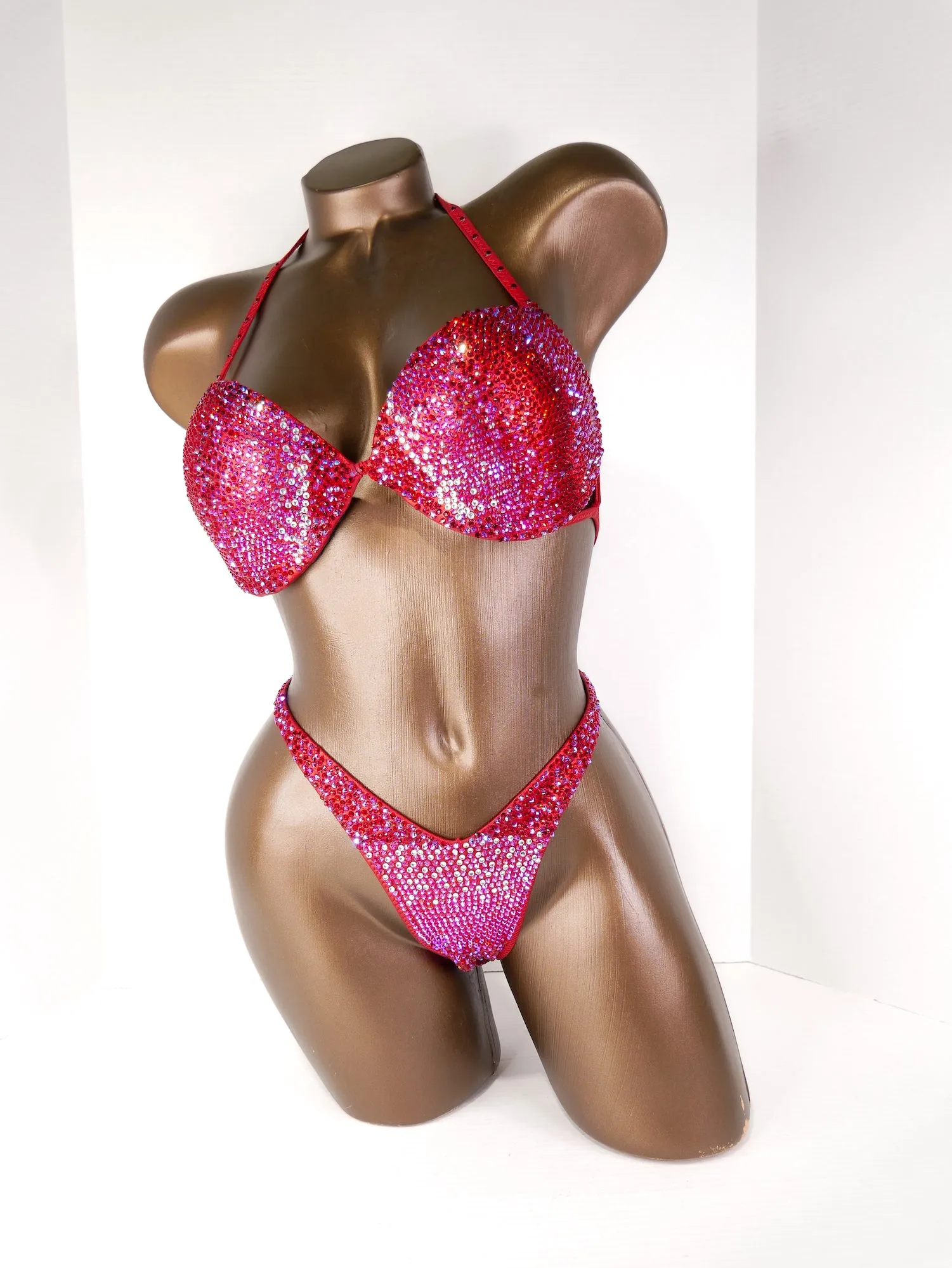 Metallic Ruby Red Wellness Suit
